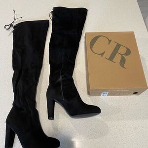 Charlotte Russe over the knee black boots